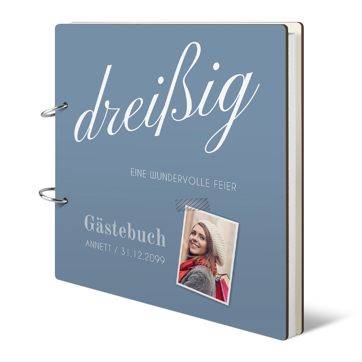 Personalisiertes Geburtstag Gästebuch 30 Jahre - Wundervolle Jahre
