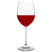 Rotweinglas 470 ml (Durchmesser 8,5 cm, Höhe 23 cm)