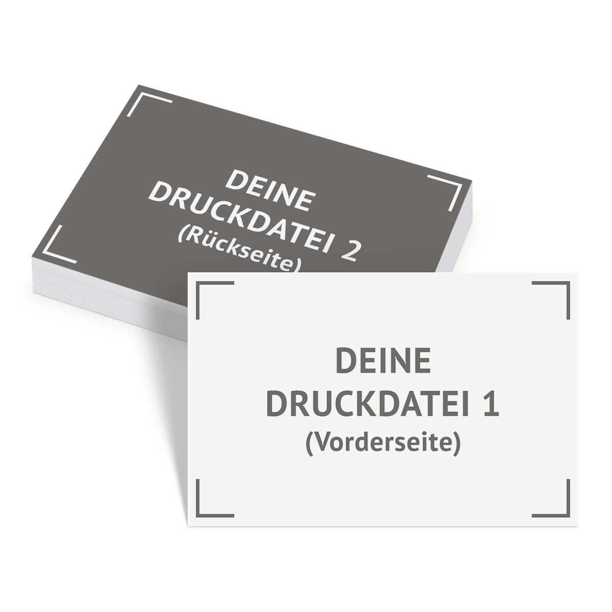 Visitenkarten - Eigene Datei als Bild hochladen