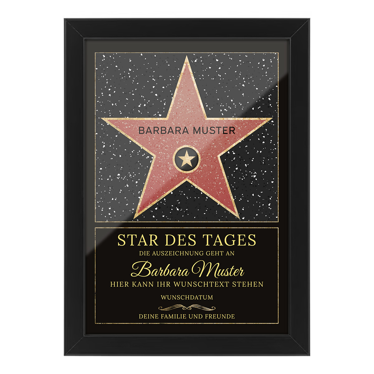 Personalisiertes Poster - Walk of Fame