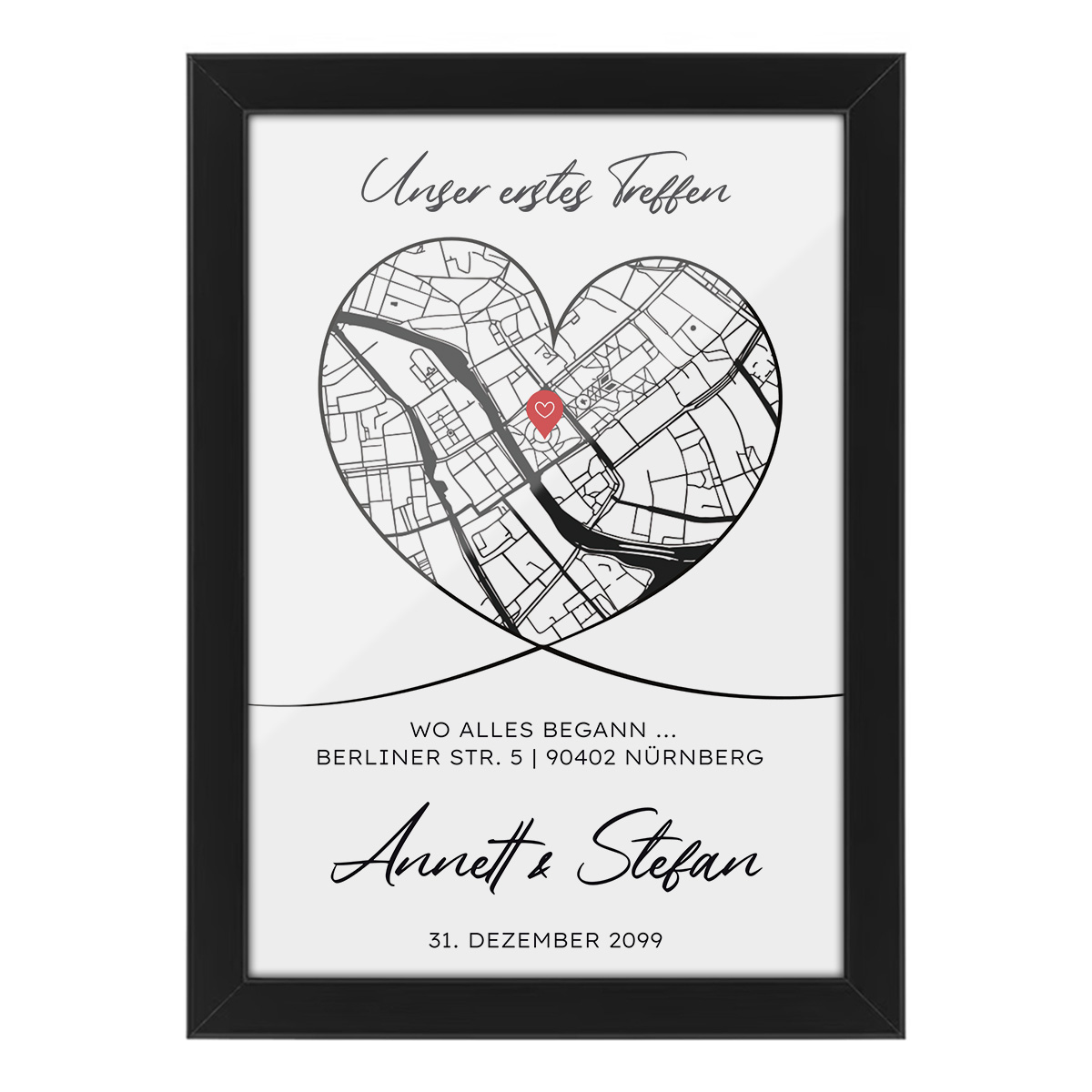 Personalisiertes Poster - Wo alles begann
