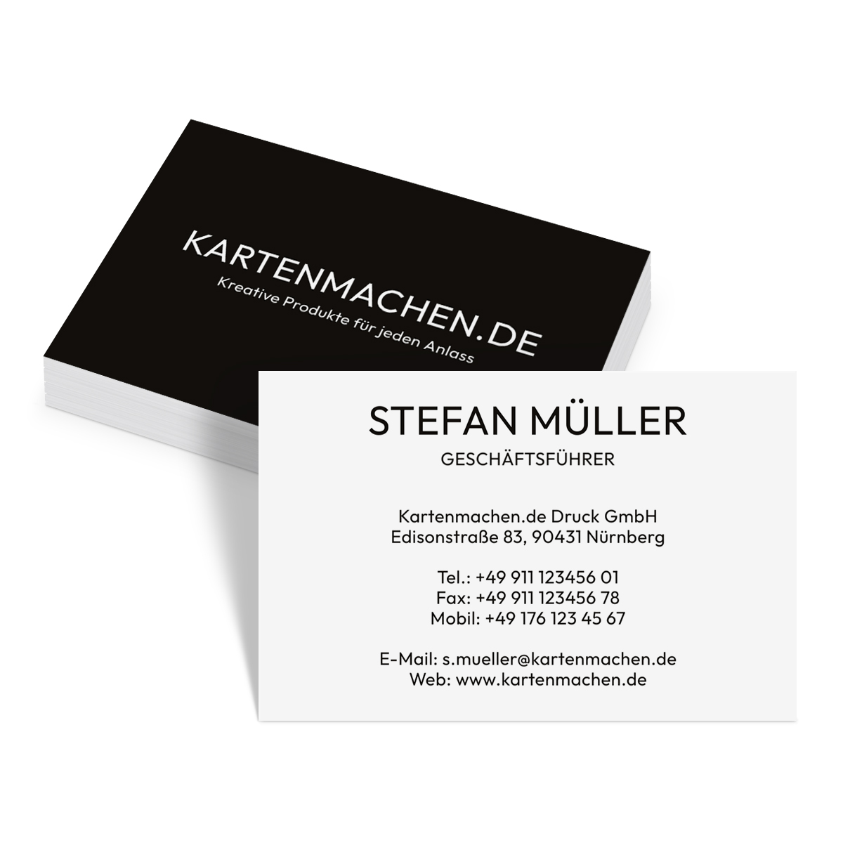Visitenkarten - Eigener Text