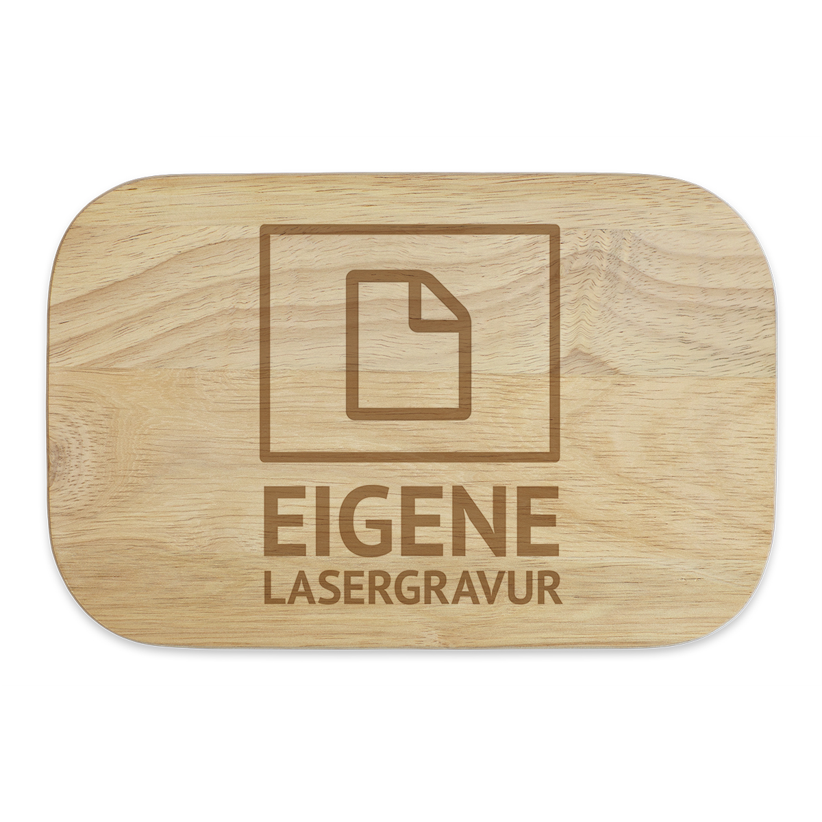 Frühstücksbrettchen - Eigene Gravurdatei hochladen