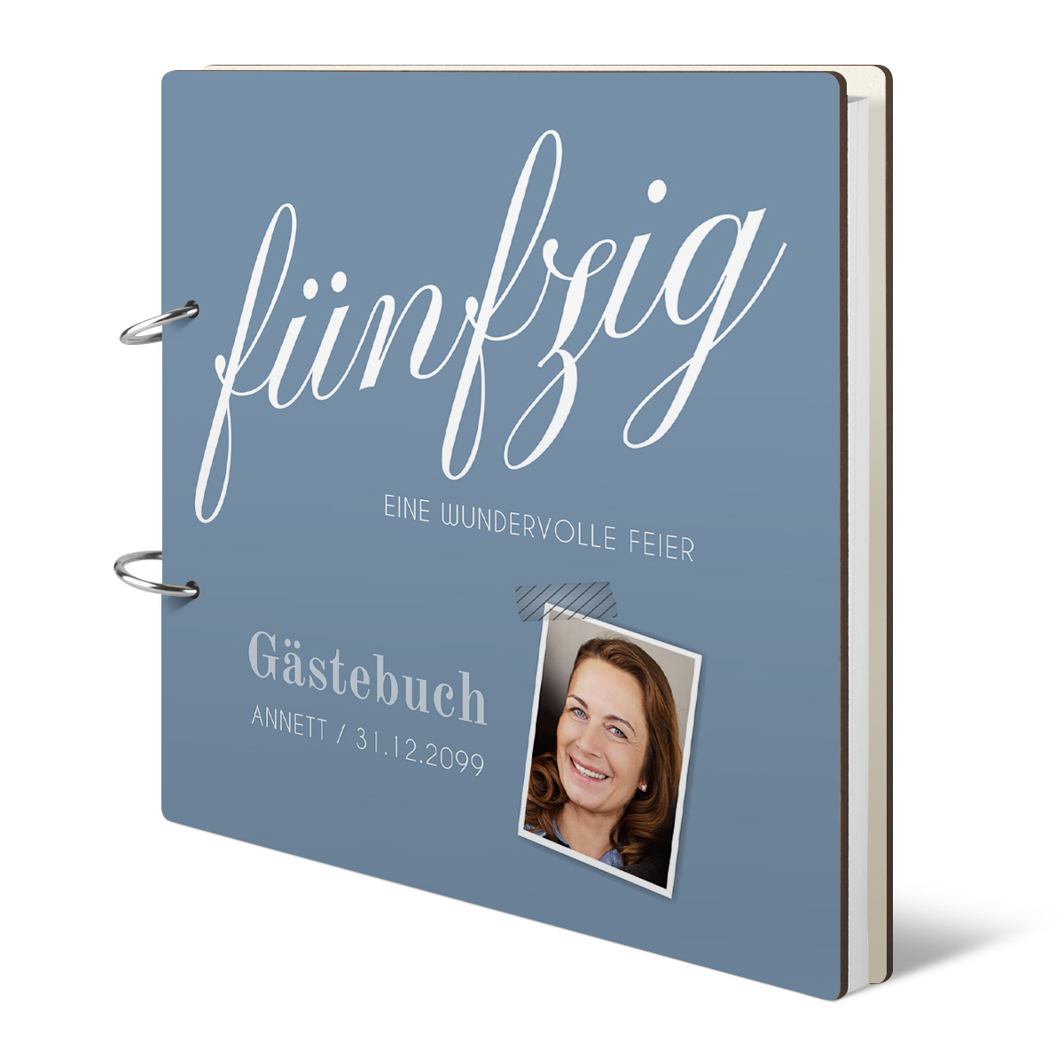 Personalisiertes Geburtstag Gästebuch 50 Jahre - Wundervolle Jahre