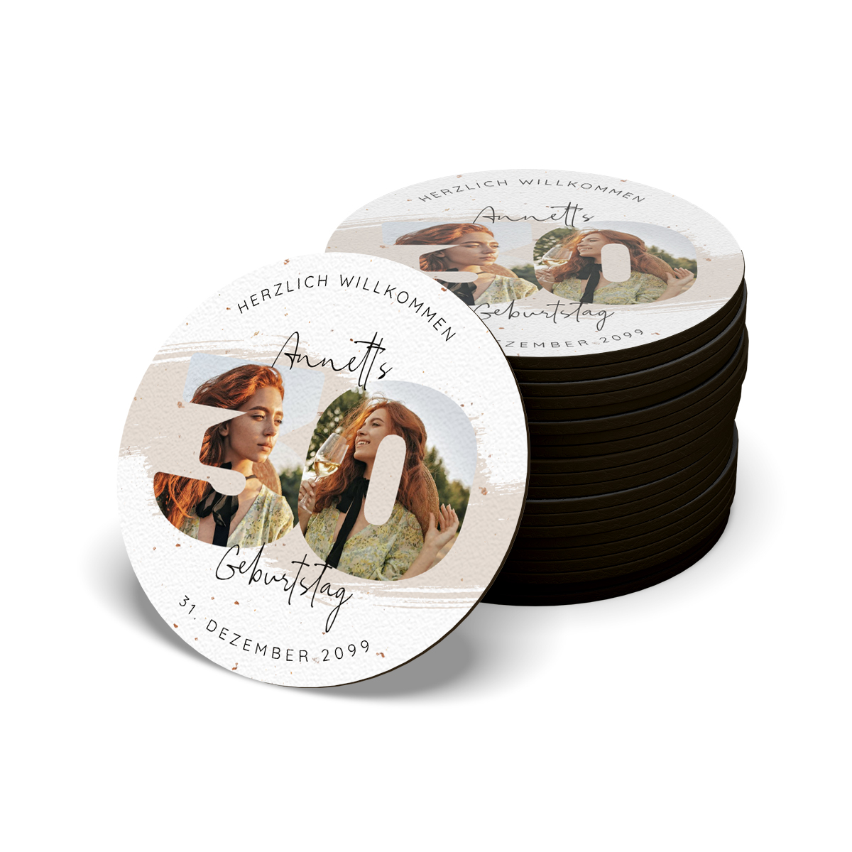 Bierdeckel / Untersetzer - 30. Geburtstag