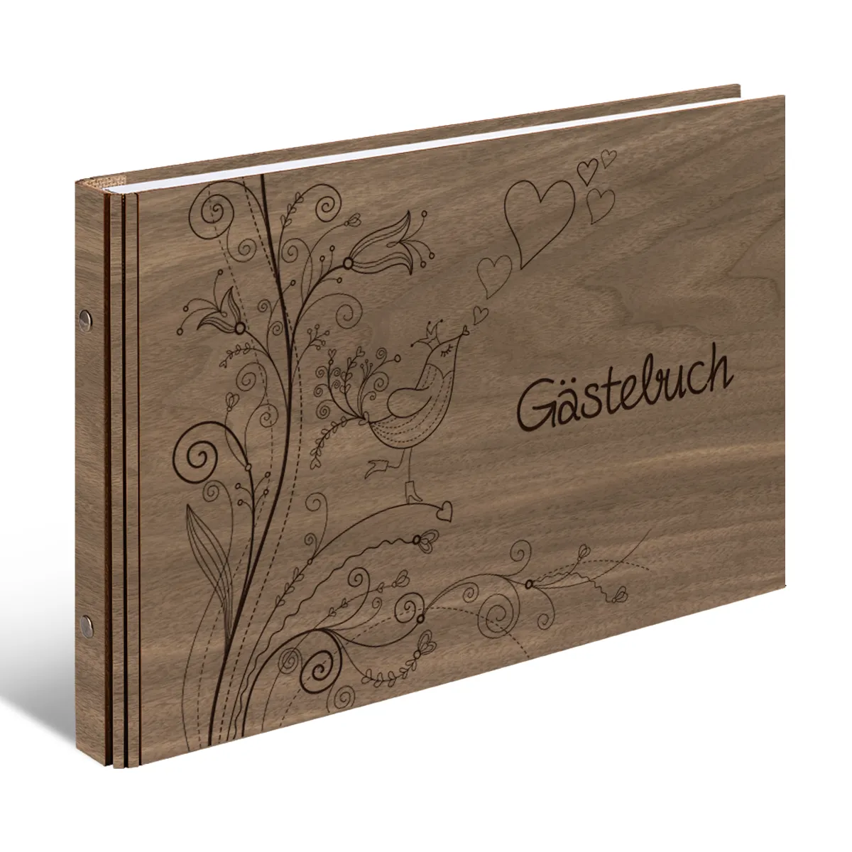 Hochzeit Gästebuch A4 - Liebesbaum