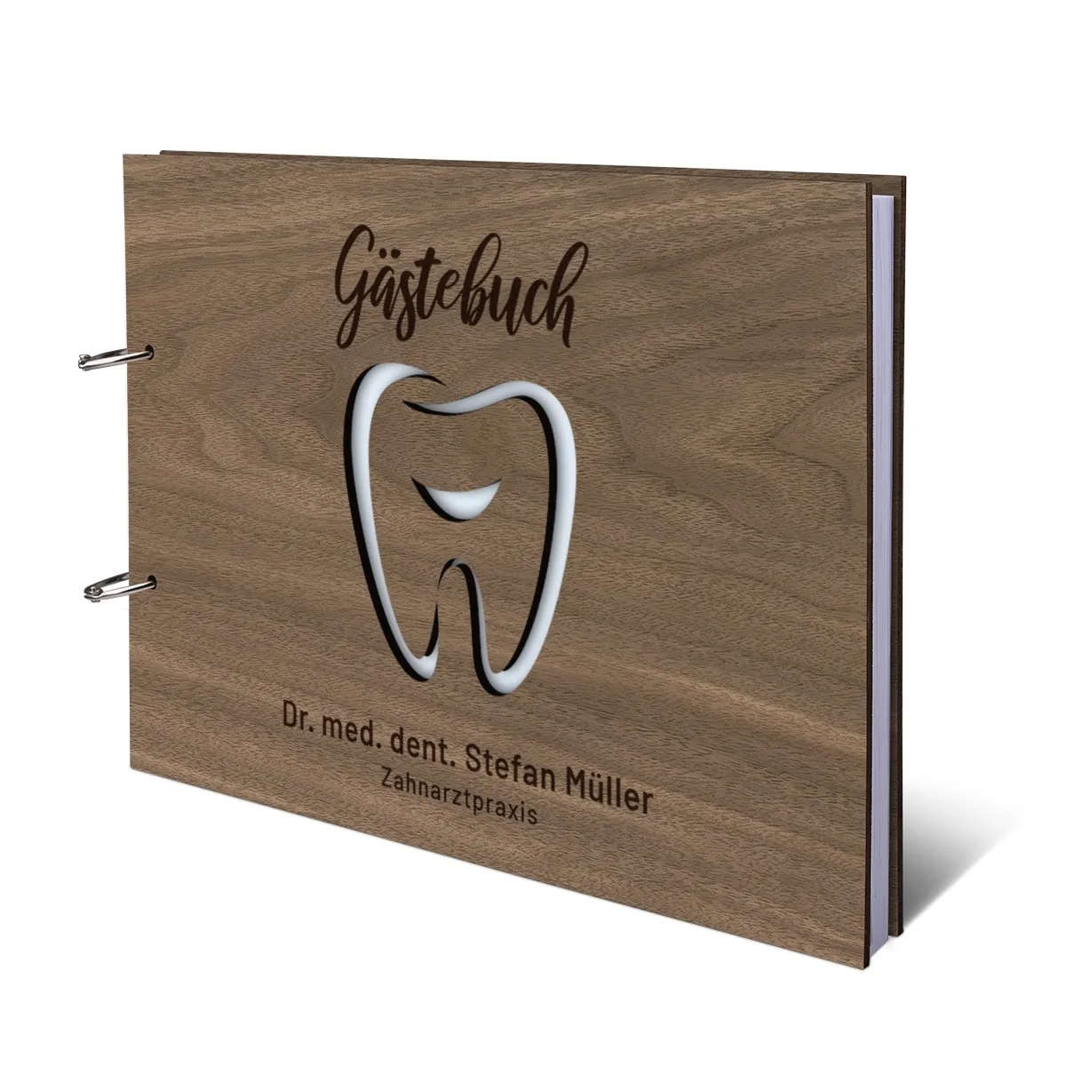 Personalisiertes Gästebuch A4 - Zahnarzt