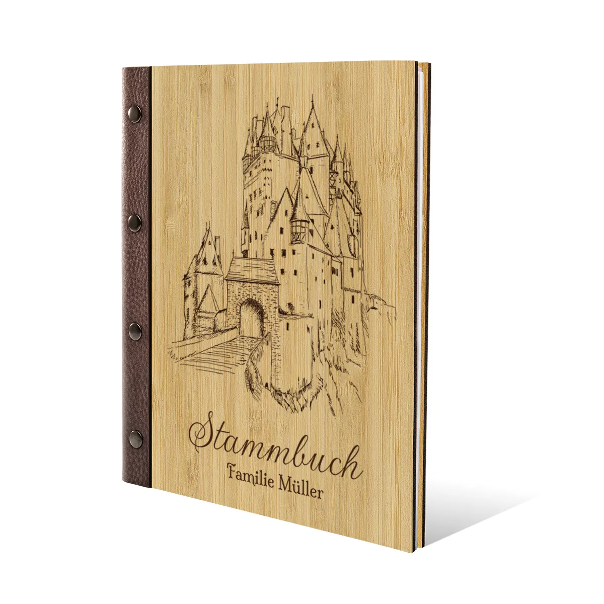Personalisiertes Stammbuch - Mittelalter Burg