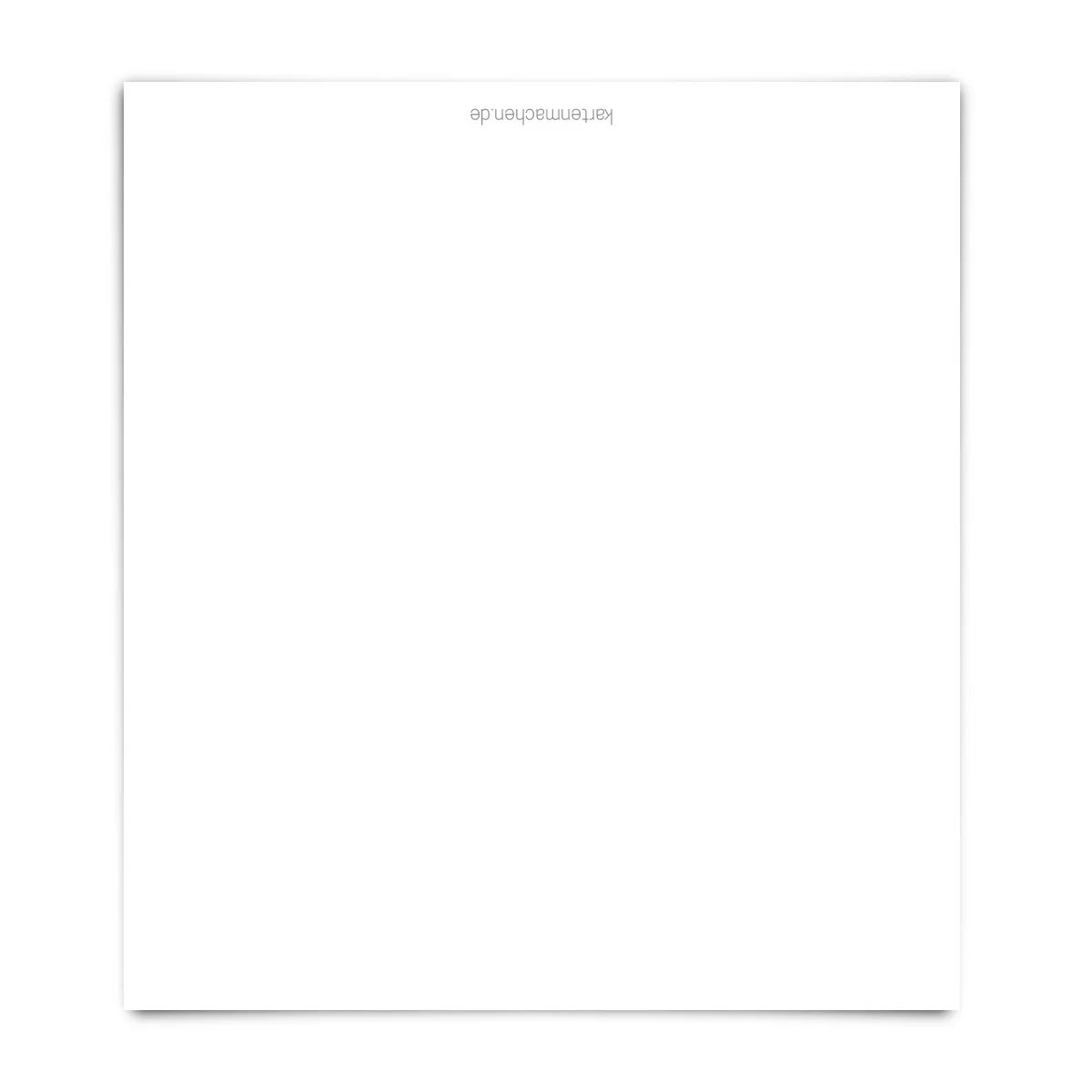 Blanko Platzkarten - Schlicht in Weiß