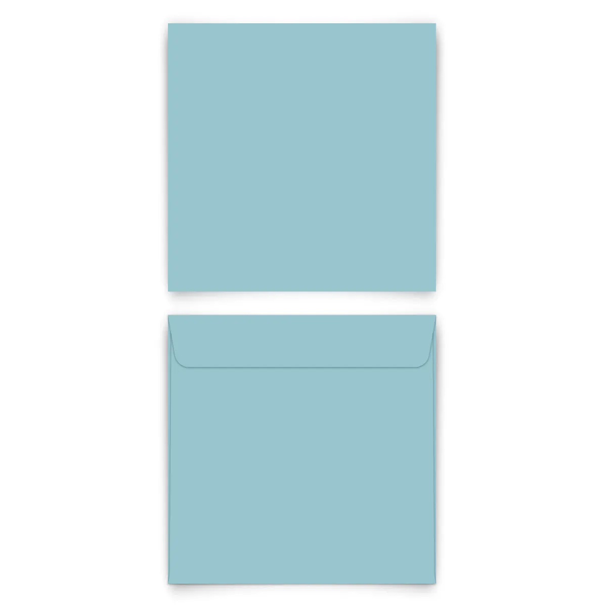 Briefumschläge - Blau - Quadrat 155 x 155 mm