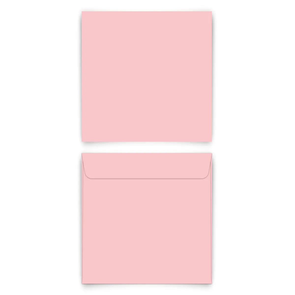 Briefumschläge - Rosa - Quadrat 155 x 155 mm