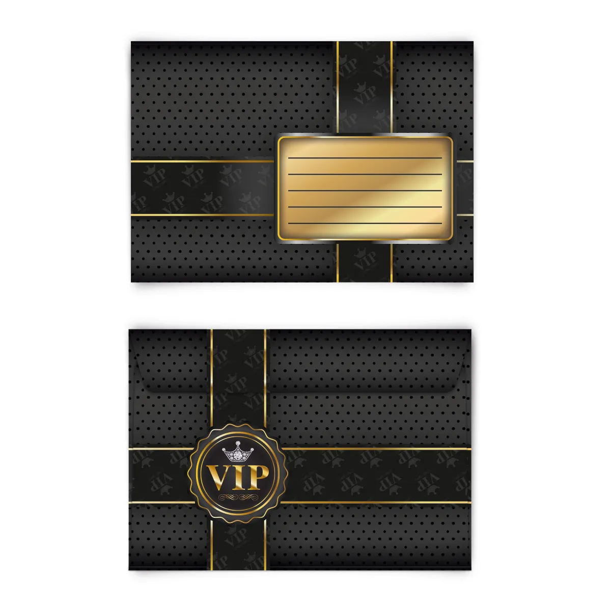 Briefumschläge - VIP Gold - DIN C6