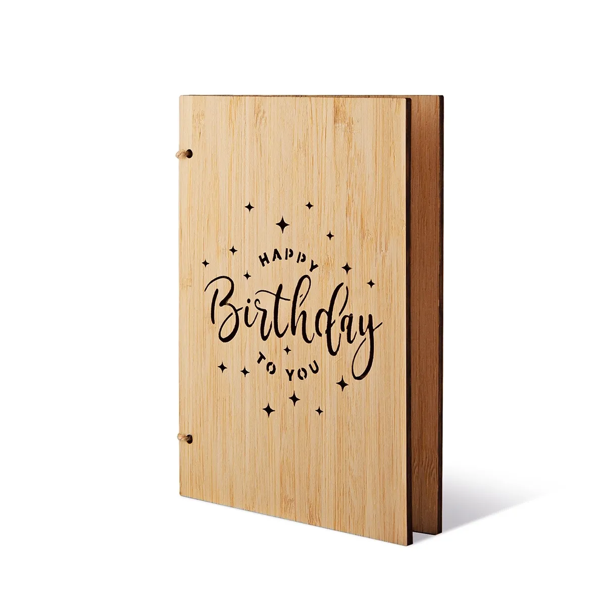 Geschenkkarte / Glückwunschkarte Bambus A6 - Happy Birthday