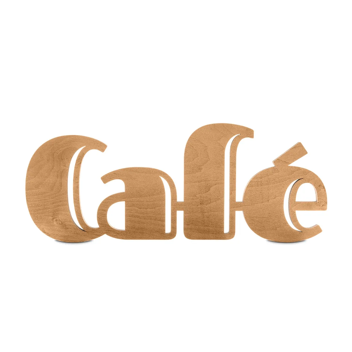 Holz Schriftzug Deko - Café