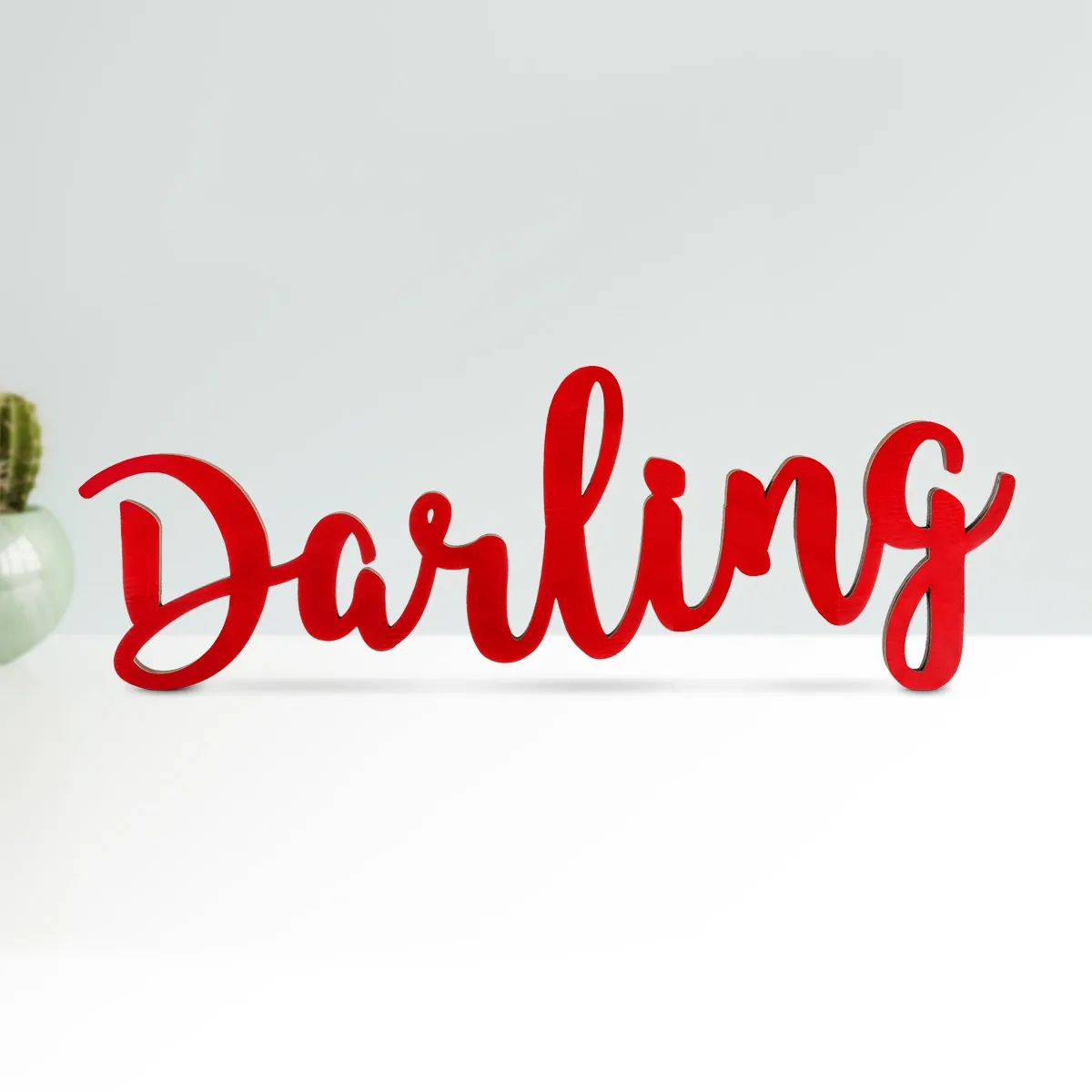 Holz Schriftzug Deko - Darling