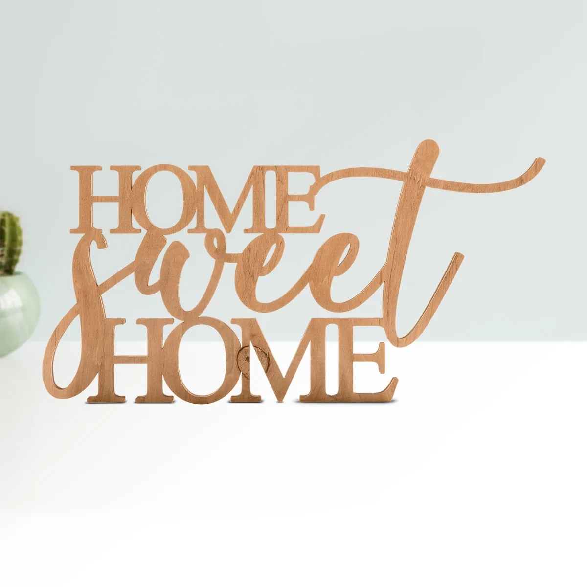 Holz Schriftzug Deko - Home Sweet Home