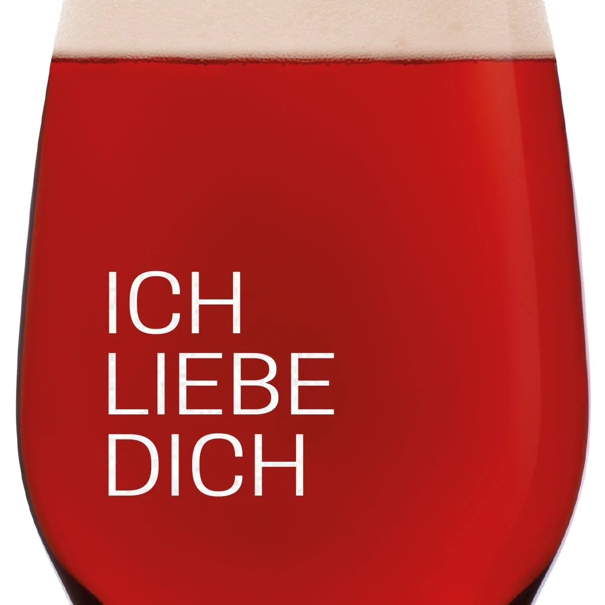 Leonardo Craft Beer Glas 0,33 L - Ich Liebe Dich Schlicht