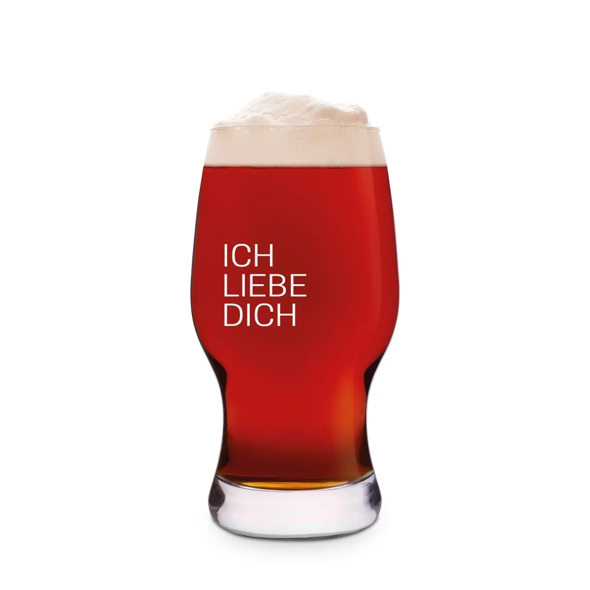 Leonardo Craft Beer Glas 0,33 L - Ich Liebe Dich Schlicht