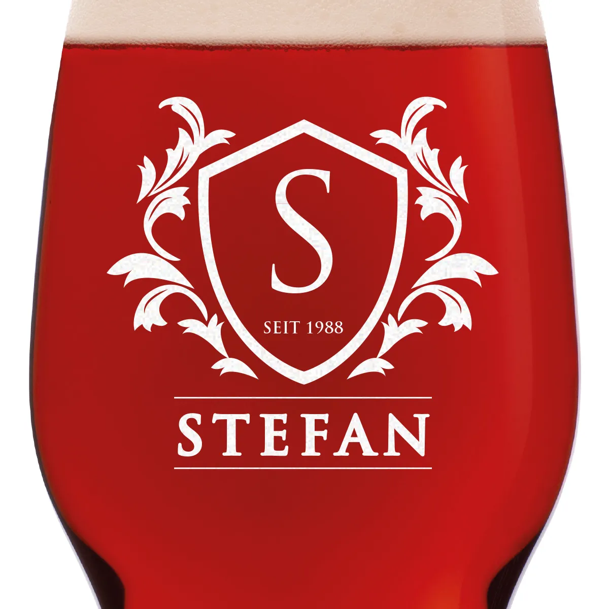 Leonardo Craft Beer Glas 0,5 L - Wappen