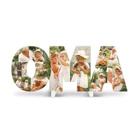 Personalisierte Acrylglas Fotocollage - Oma