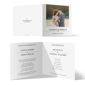 Hochzeitseinladungen - Clean Timeline