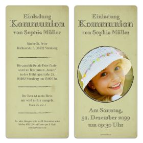 Kommunion Einladungskarten - Seelenliebe