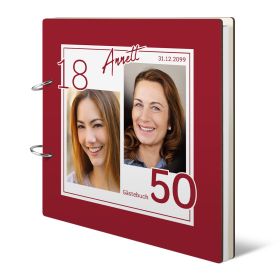 Personalisiertes Geburtstag Gästebuch 50 Jahre - Altersbild