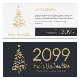 Firmen Weihnachtskarten - Elegante Weihnacht