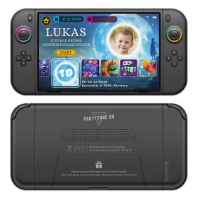 Kinder Geburtstagseinladungen als Gaming Handheld
