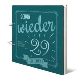Personalisiertes Geburtstag Gästebuch 60 Jahre - schon wieder 29