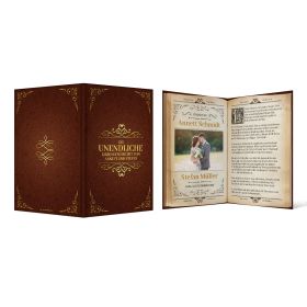 Hochzeitseinladungen "Märchenbuch" Design